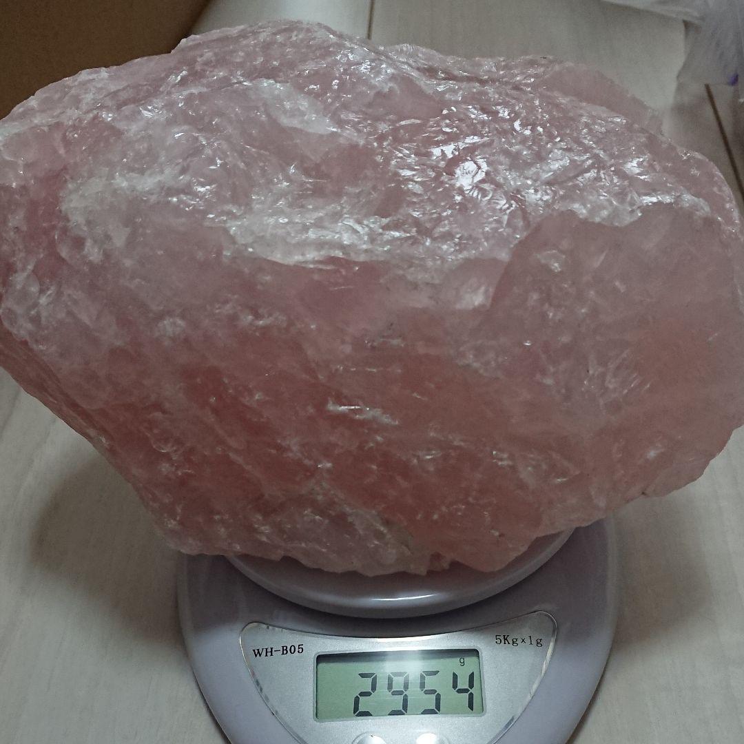巨大ローズクォーツ 約3kg