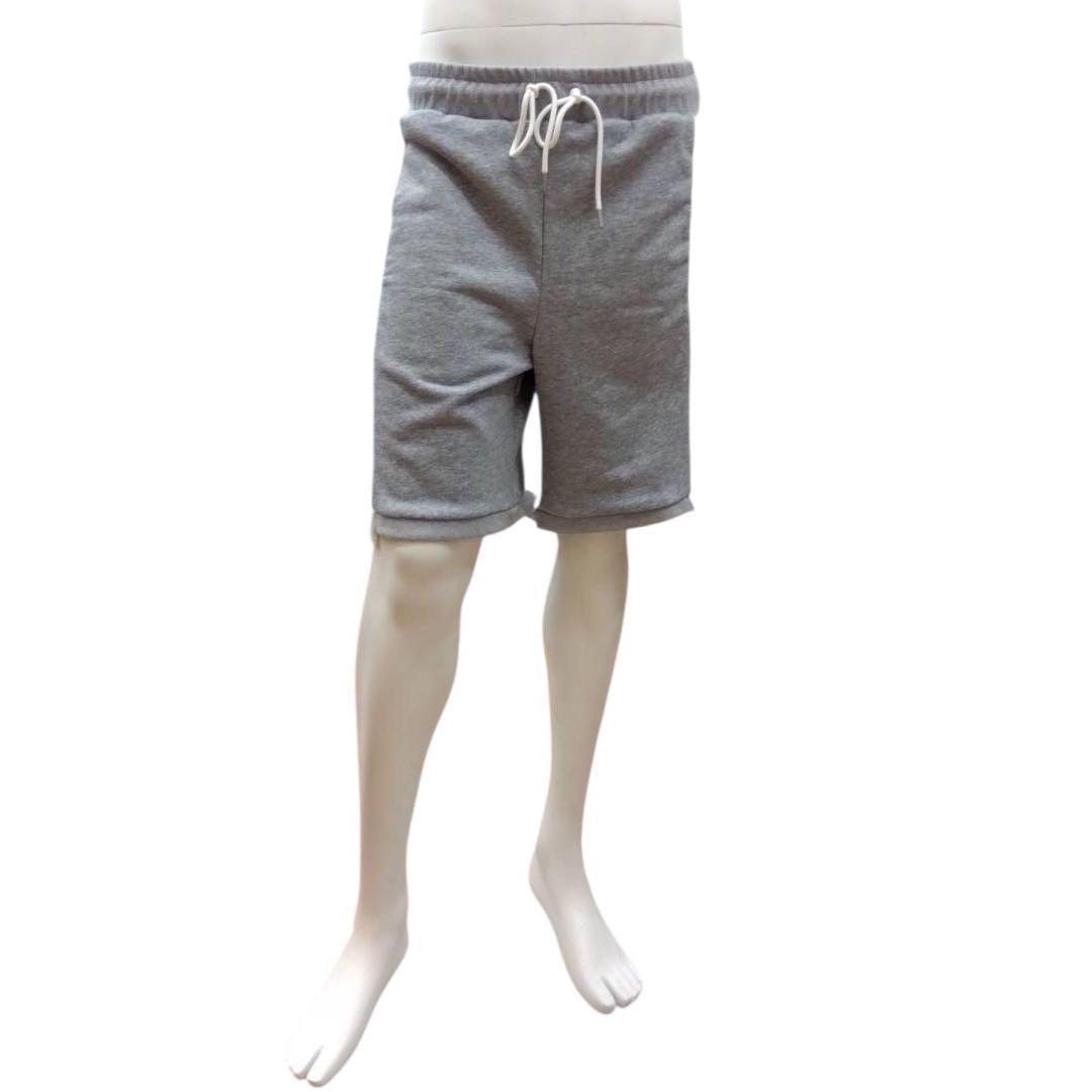 ⭐️新品未使用⭐️ナイロンツイル×フレンチテリーサイド切替ハーフパンツ　Mサイズ