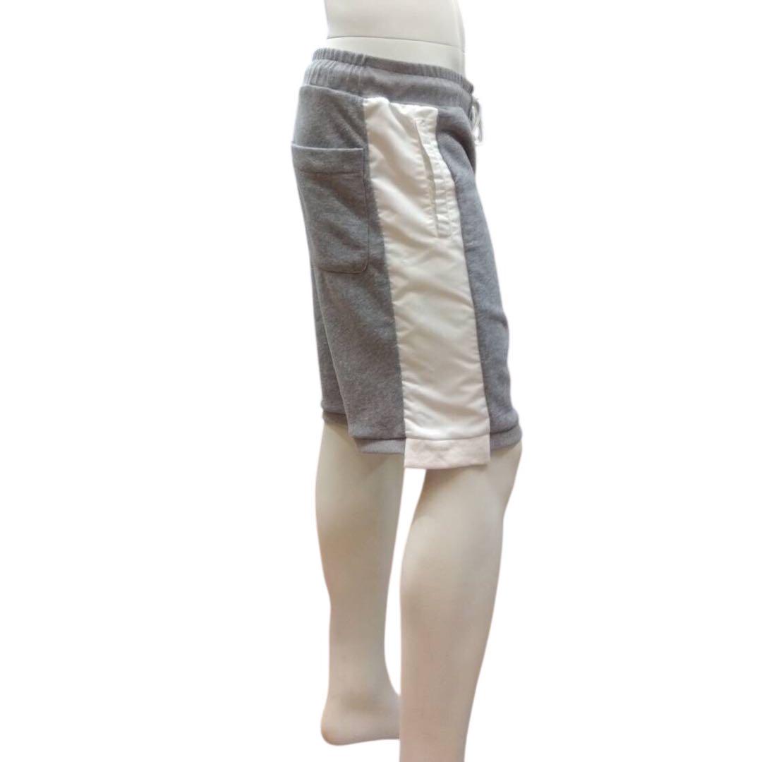 ⭐️新品未使用⭐️ナイロンツイル×フレンチテリーサイド切替ハーフパンツ　Mサイズ