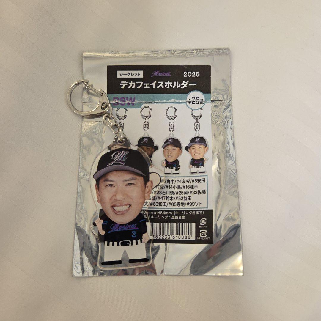 千葉ロッテマリーンズ　角中勝也　マリーンズガチャ　モバガチャ　缶バッジ　グッズ 千葉ロッテマリーンズ 角中勝也 マリーンズガチャ モバガチャ 缶