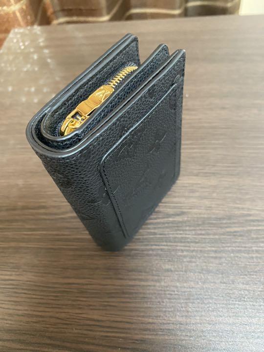 ててしまい LOUIS VUITTON ルイヴィトン ポルトフォイユ クレア ノアール qnd63-m27757872372 ブラックで