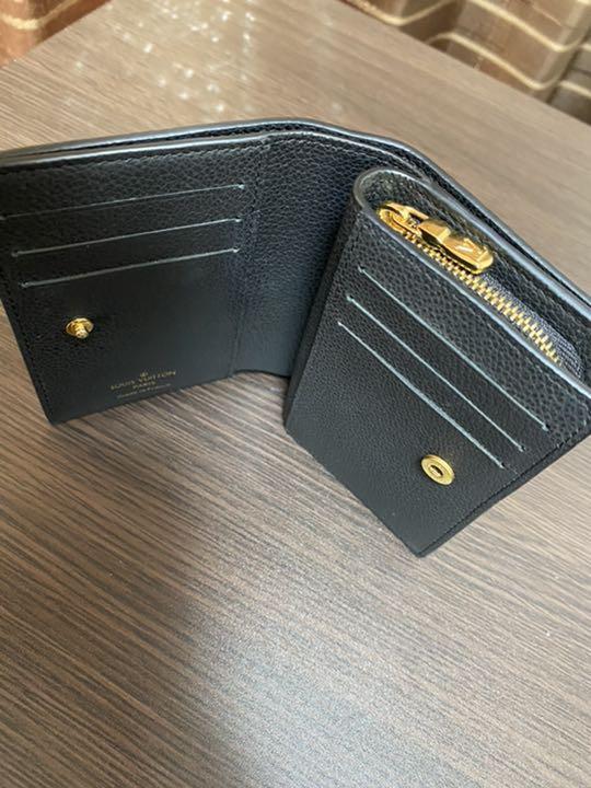 ててしまい LOUIS VUITTON ルイヴィトン ポルトフォイユ クレア ノアール qnd63-m27757872372 ブラックで