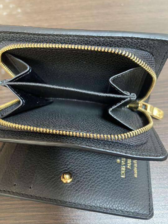 ててしまい LOUIS VUITTON ルイヴィトン ポルトフォイユ クレア ノアール qnd63-m27757872372 ブラックで
