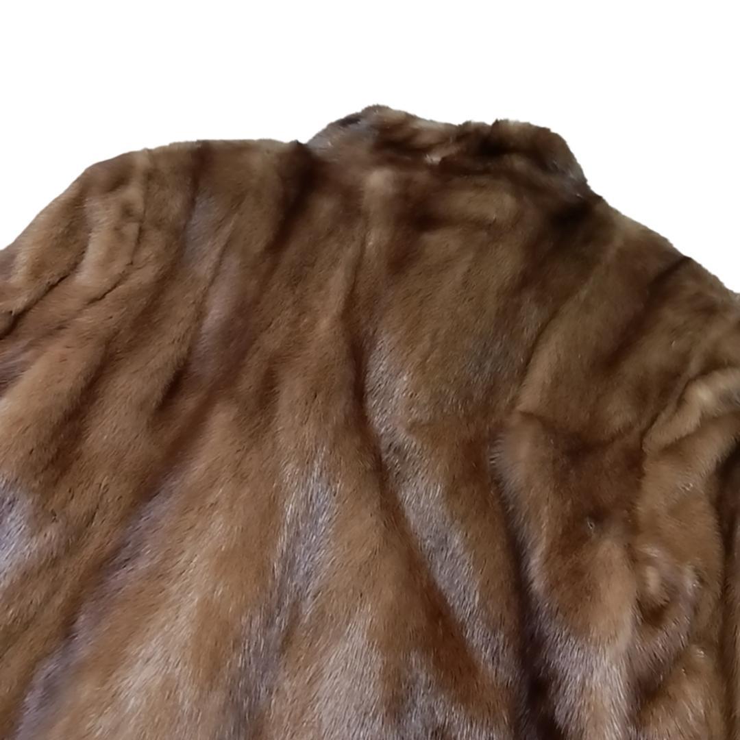 美品 FUR FLASH ミンク コート ブラウン系 サイズ11 L 高級感 安い 価格ファッション - 美品 FUR FLASH ミンク コート