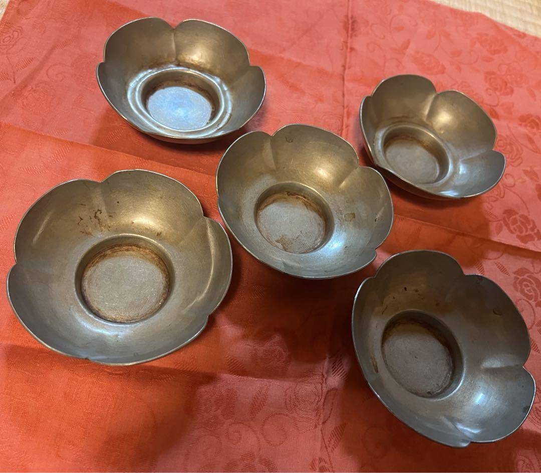 煎茶道具　茶托　洋上　盛永興造