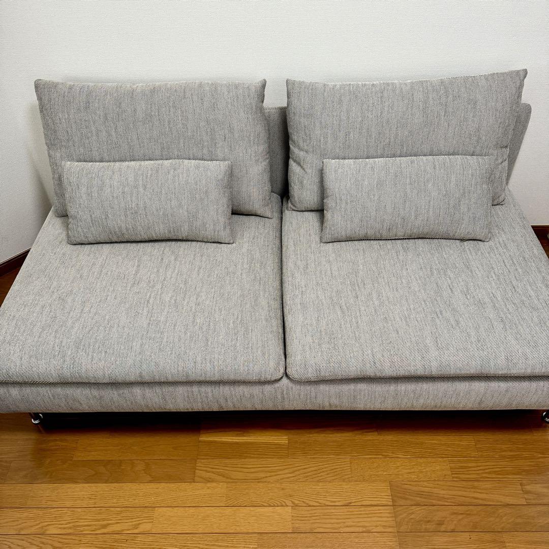 【無料配送有り】IKEAソーデルハムン 3人掛 ヴィーアルプ ベージュ