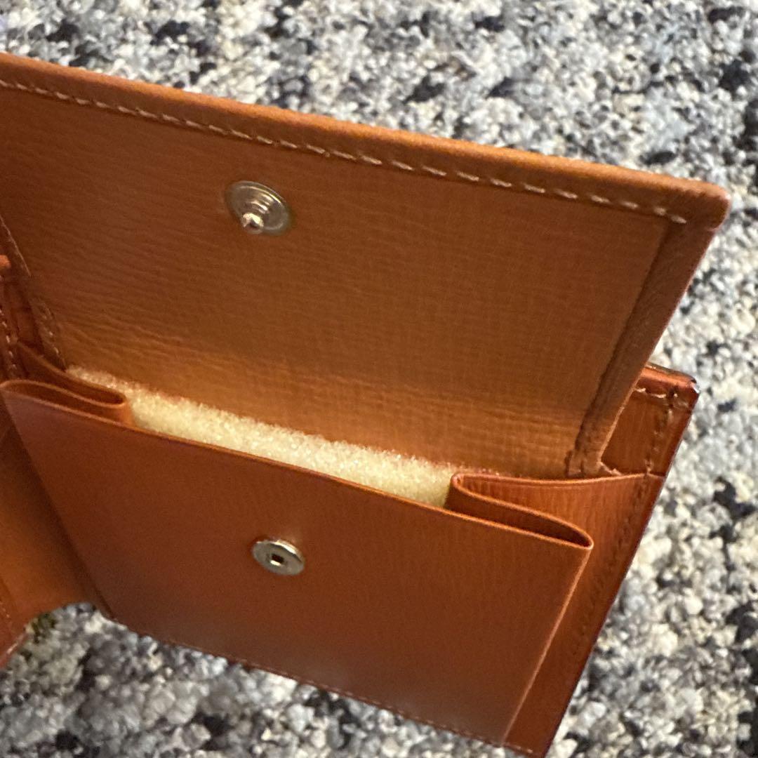 みみず　HIROAN 未使用品 ブラック ブラウン ツートン　二つ折り財布