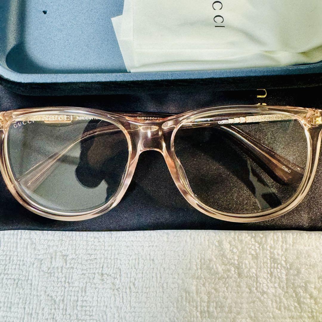 GUCCI グッチ サングラス クリアピンク GG0263S
