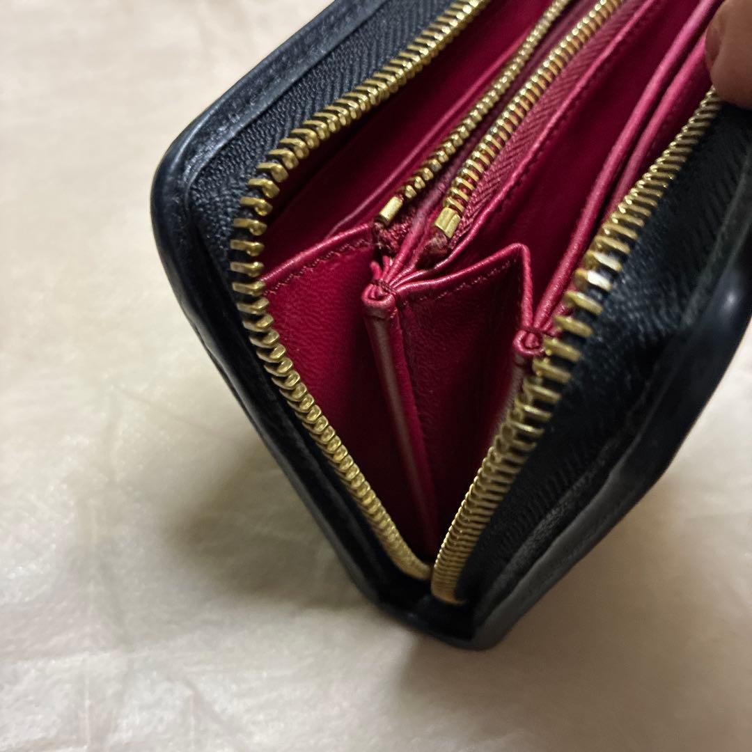 LOEWE 黒 レザー 長財布