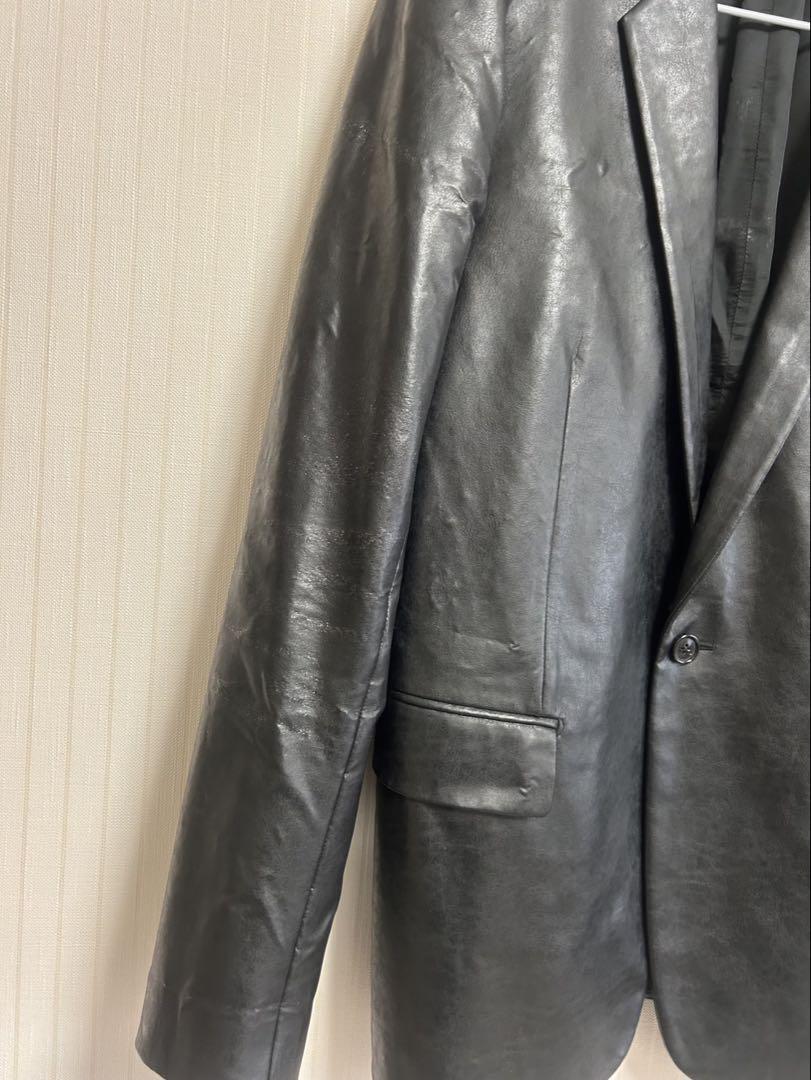 dior homme AW03 luster pvcレザーコーティングジャケット