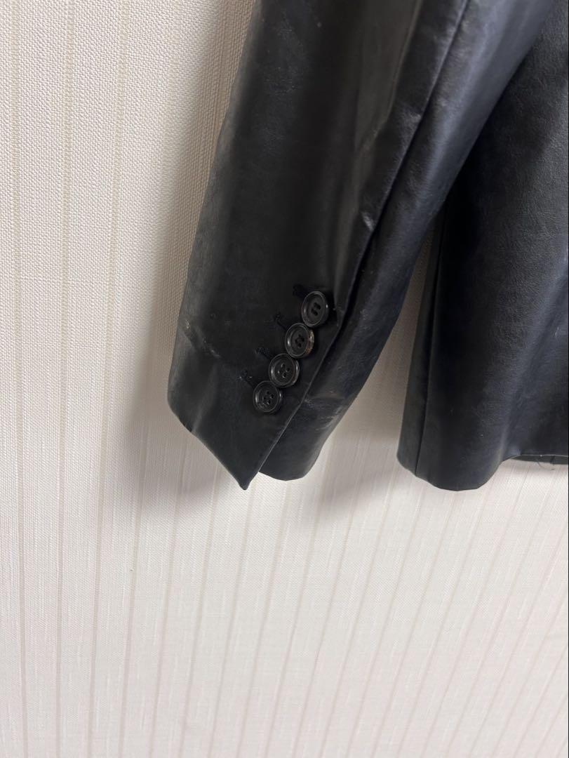 dior homme AW03 luster pvcレザーコーティングジャケット