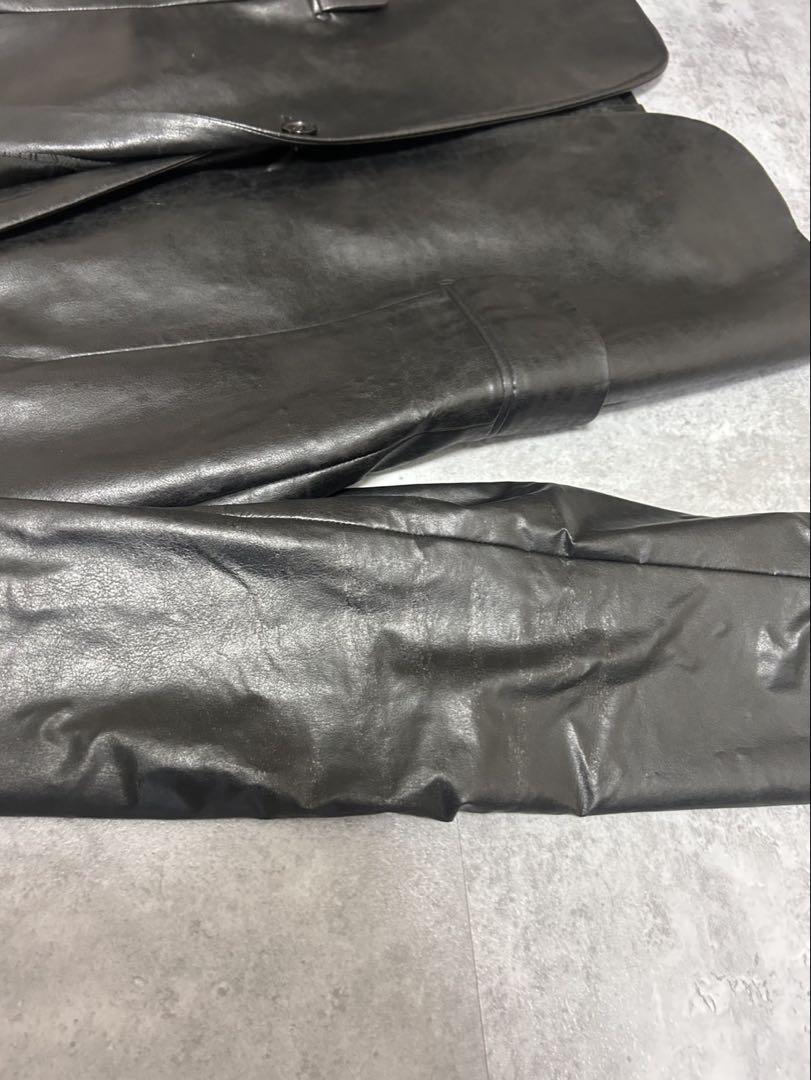 dior homme AW03 luster pvcレザーコーティングジャケット