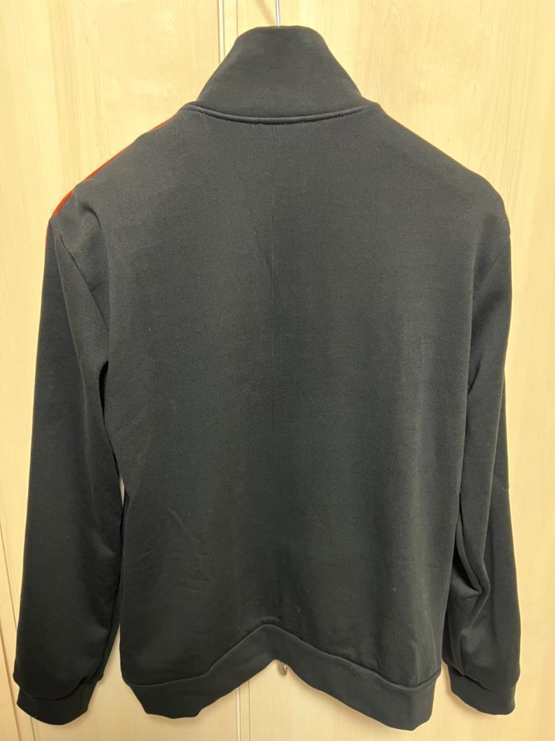 新品未使用タグ付き☆MONCLER ストライプライン トラックジャージ XL 黒