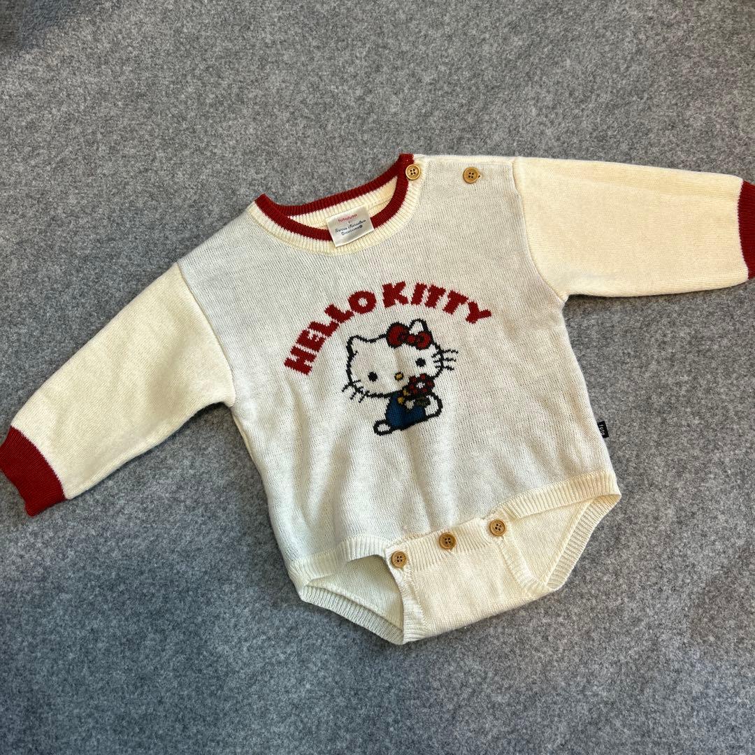 HELLO KITTY ニットロンパース 長袖