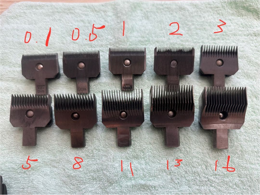 中古品　 スピーディク　スライブ　バリカン　替刃　10セット