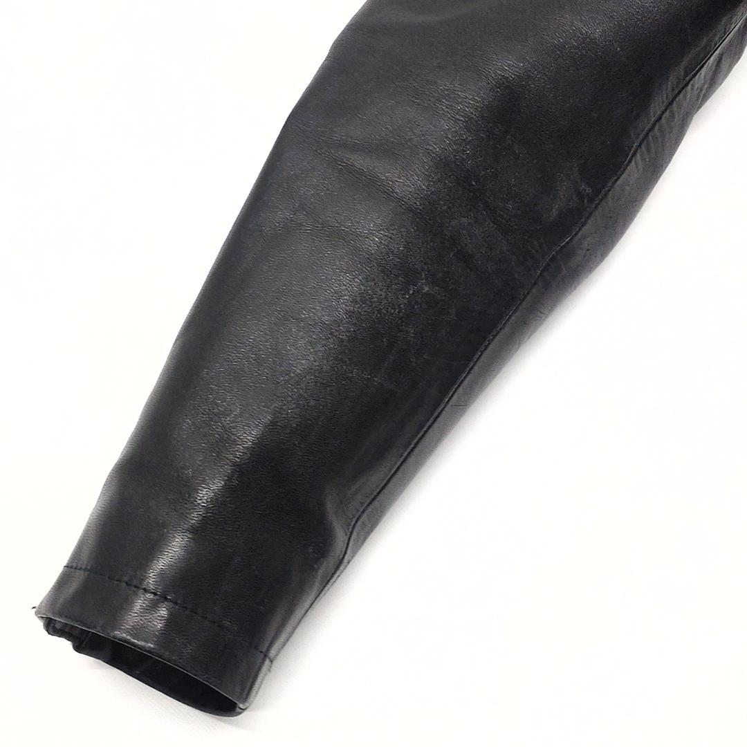 HAROLD'S GEAR シングルライダースジャケット ブラック M 馬革 HAROLD'S GEAR シングルライダースジャケット ブラック M 馬革