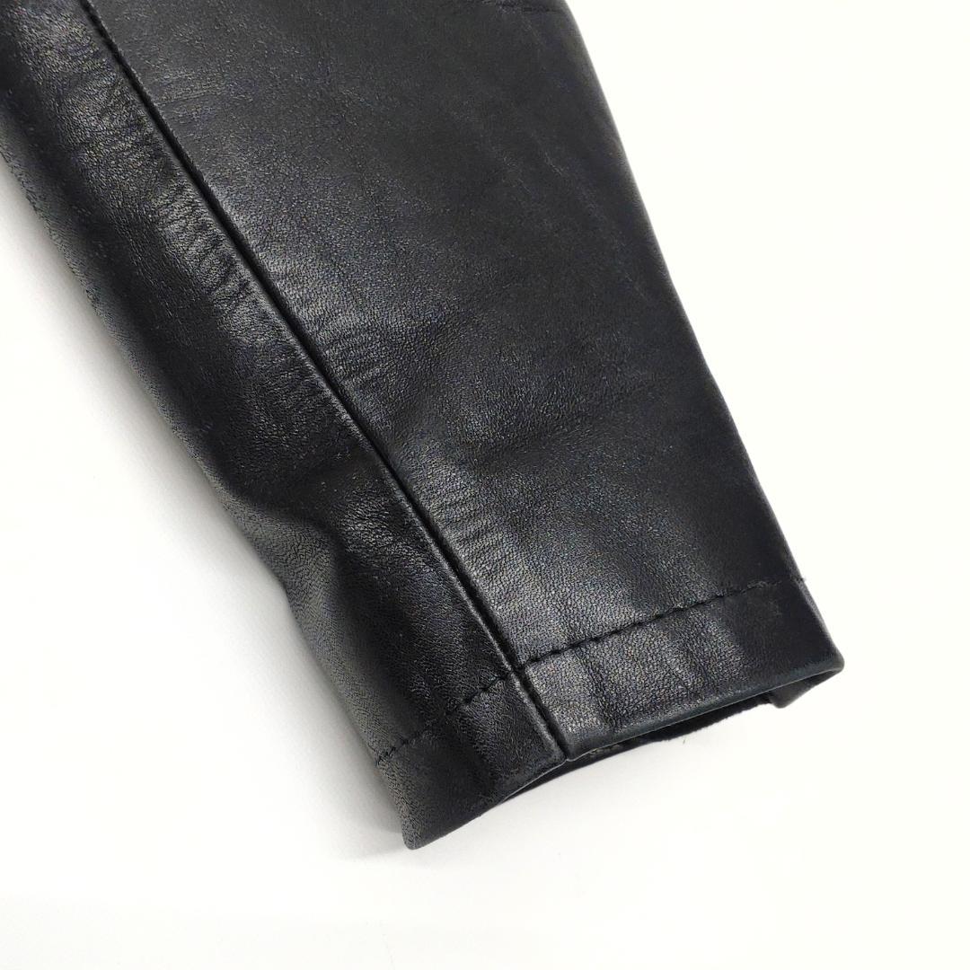 HAROLD'S GEAR シングルライダースジャケット ブラック M 馬革 HAROLD'S GEAR シングルライダースジャケット ブラック M 馬革