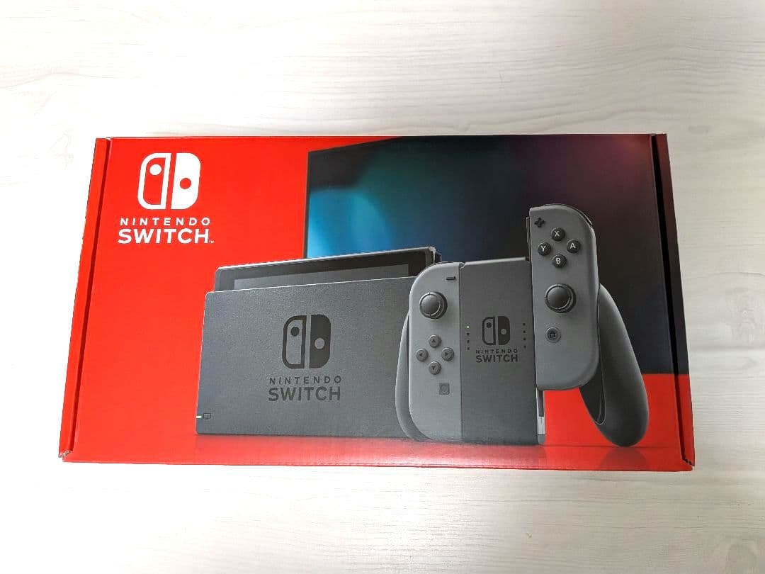 Nintendo Switch グレー 本体　バッテリー強化版