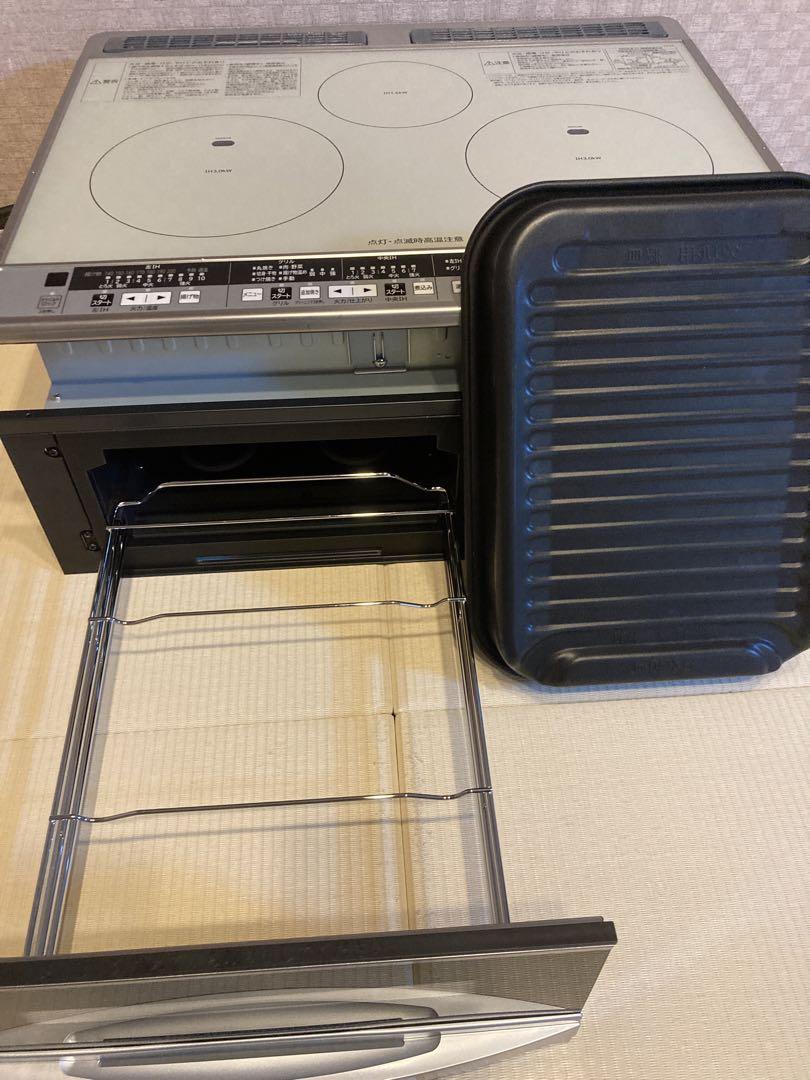 HITACHI ＩＨクッキングヒーター　HT-J7STF 3口　ビルトインタイプ