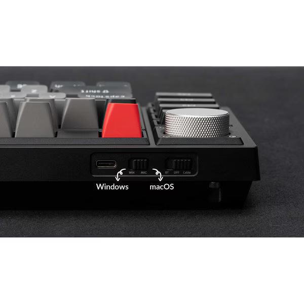 新品 Keychron Q3 Pro 特別版 茶軸テンキーレス オリーブグリーン