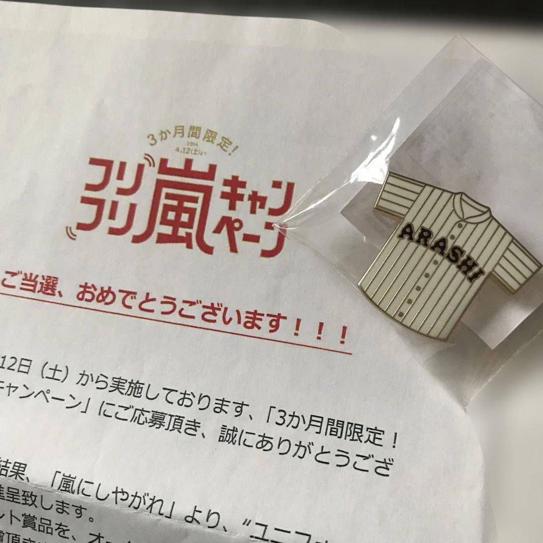 ❤️嵐にしやがれ　当選品・非売品　ピンバッジ