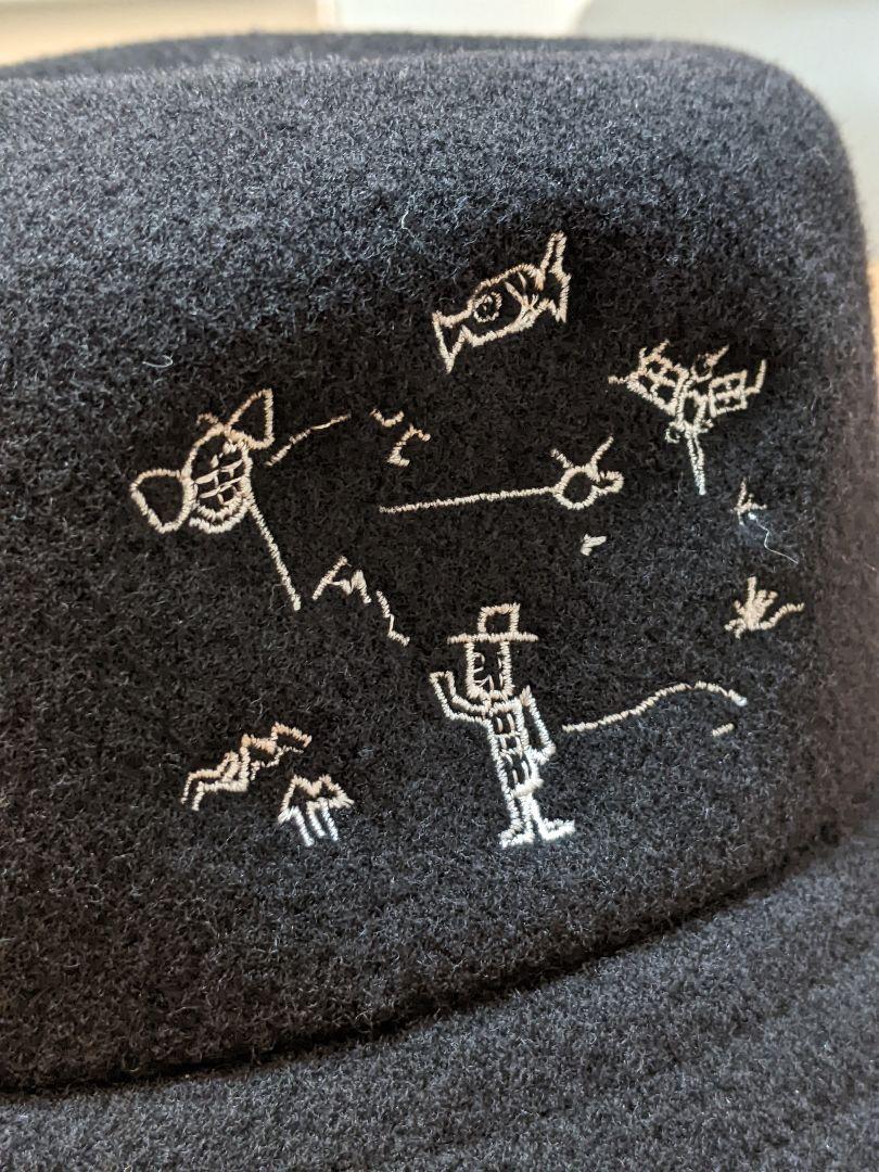 美品 希少 カンゴール バケットハット ブラック 美品 希少 カンゴール バケットハット ブラック
