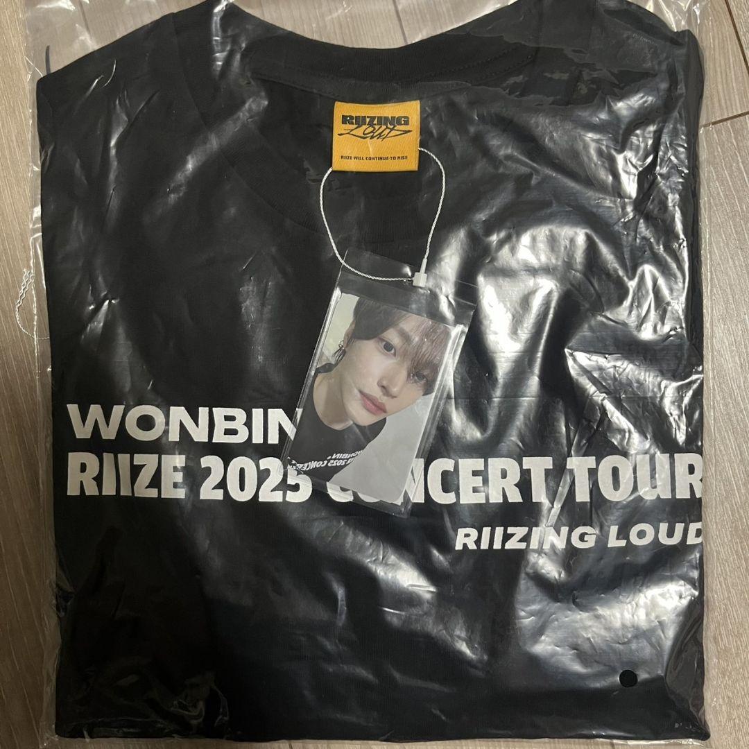 RIIZE ソウルコン MD Tシャツ ブラック ウォンビン RIIZE ソウルコン MD Tシャツ ウォンビン - メルカリ