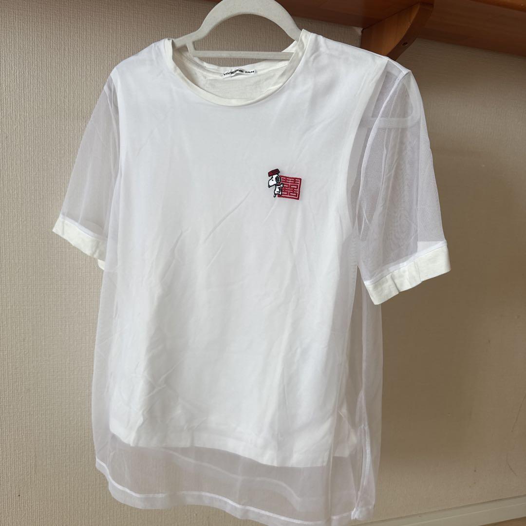 ヴィヴィアンタム】マットヨガ スヌーピー チュール Tシャツ