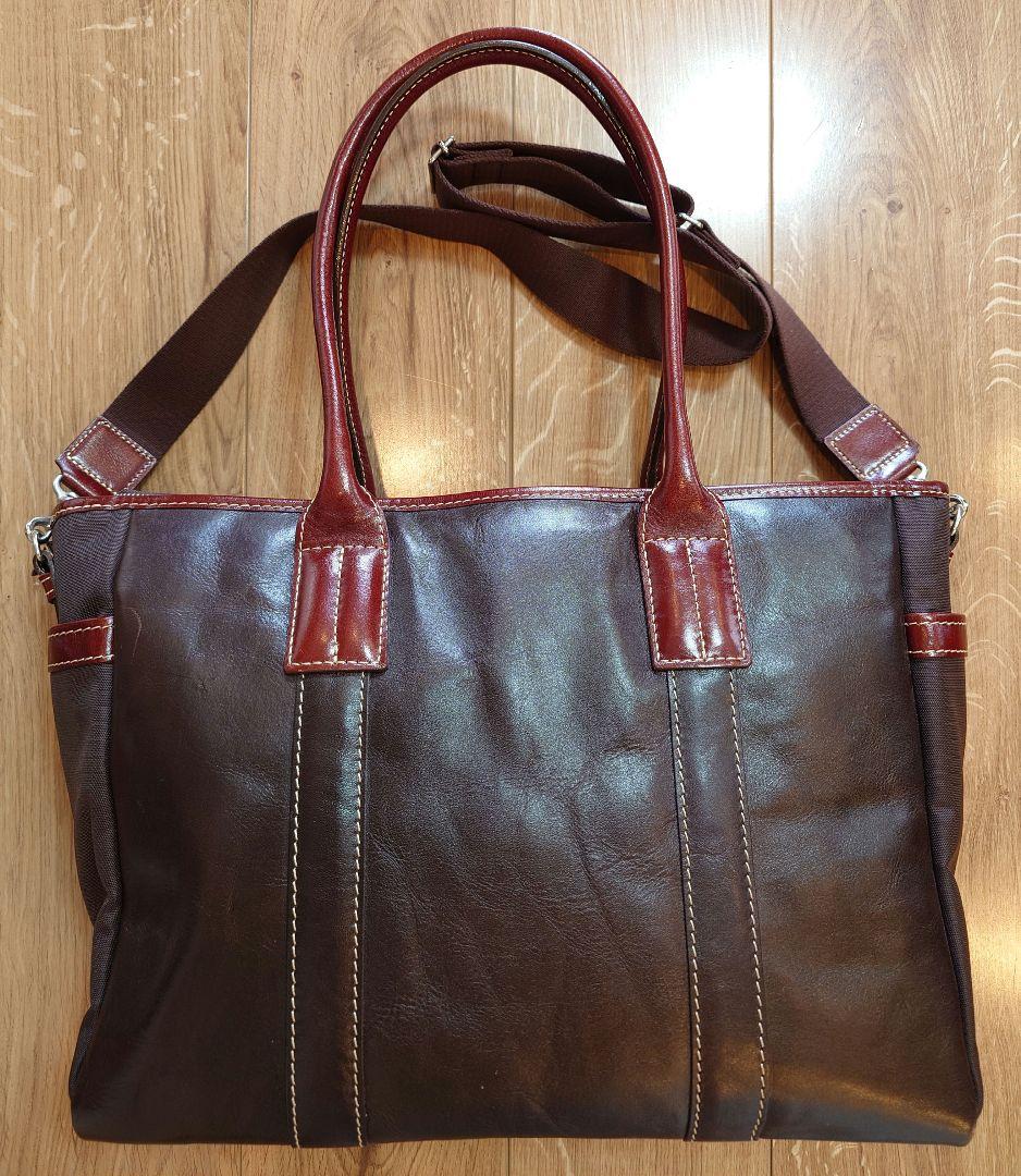 【訳有良品】DEUX MACREER メンズ バッグ ブラウン