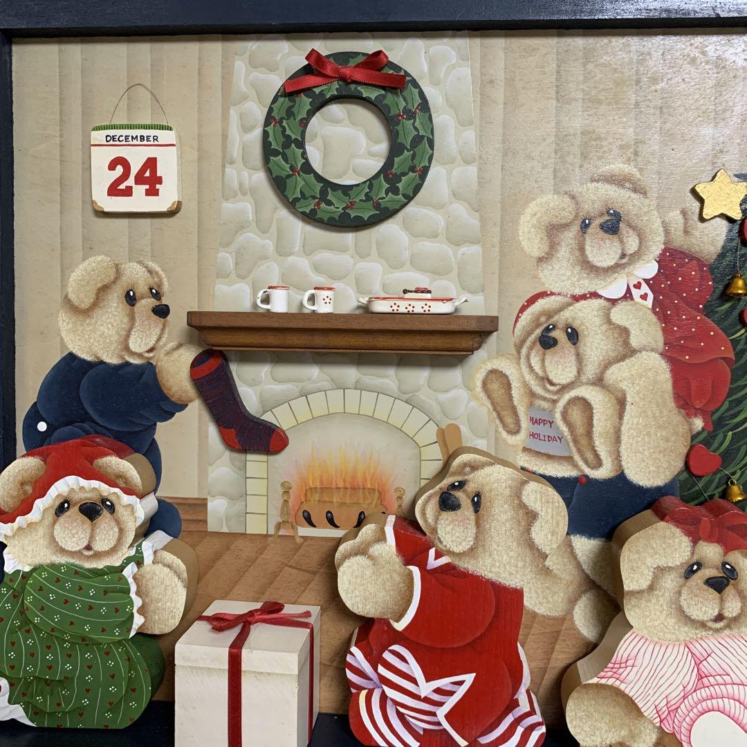 トールペイント作品 ベアーのクリスマス