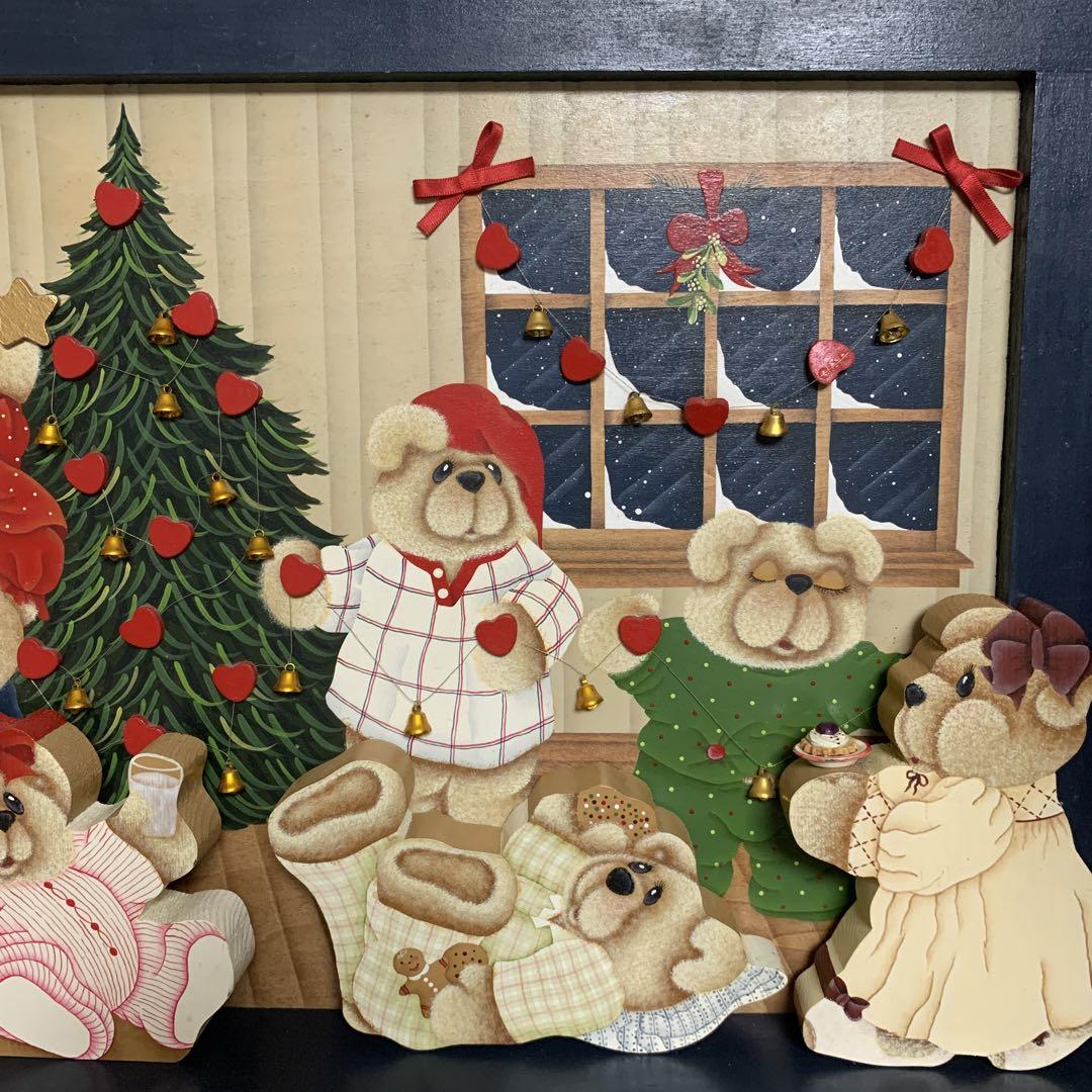 トールペイント作品 ベアーのクリスマス