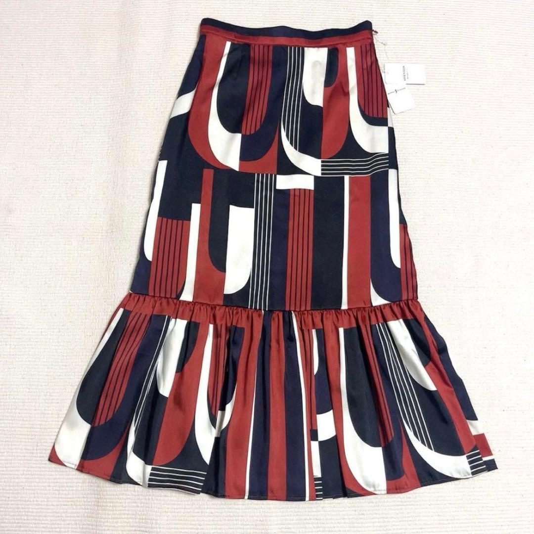 ジャーナル キカスカーフプリントスカート 2025SSM JOURNAL STANDARD