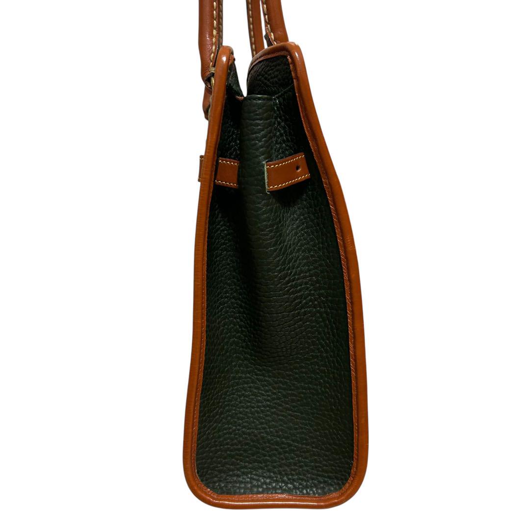 DOONEY&BOURKE レザーハンドバッグ　グリーン