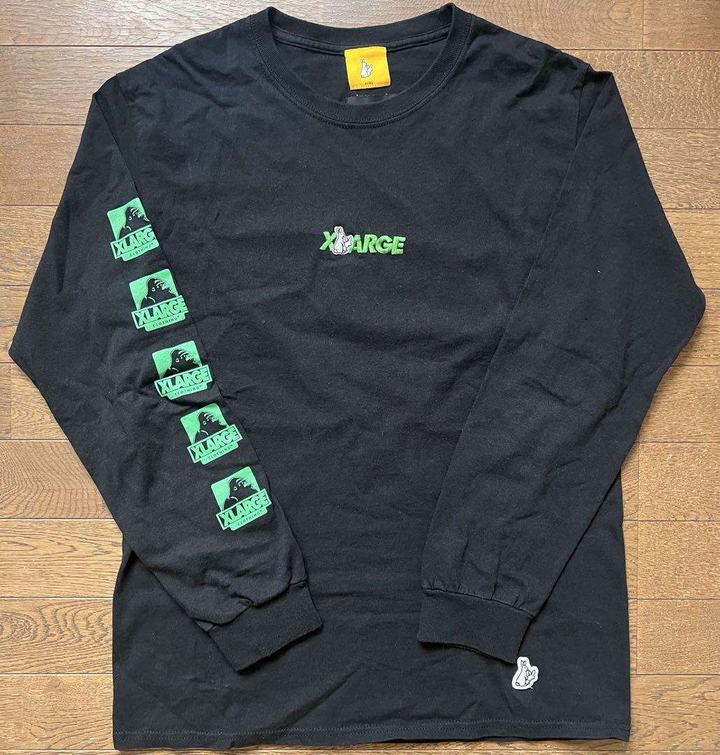 XLARGE × FR2 ロンT 黒　Mサイズ
