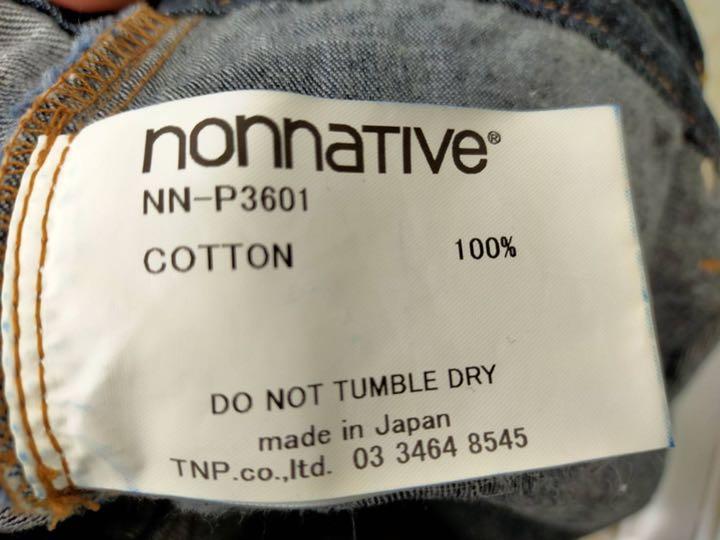 在庫あお得 nonnative 2番 ネイビー RP7HD-m27778420191 ジーンズ 得価低価