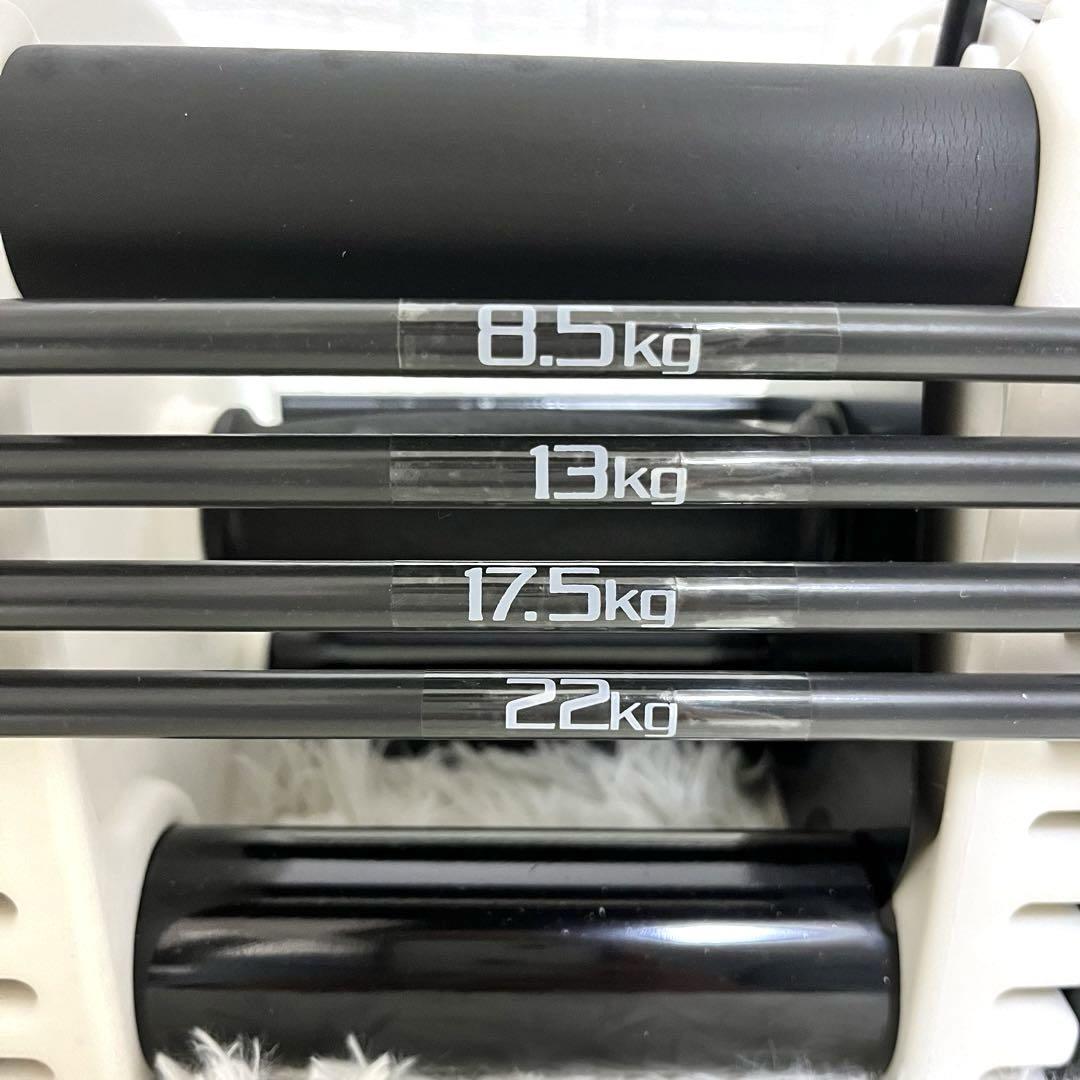 ① FIELDOOR 可変式 クイックダンベル ブロックダンベル 22kg