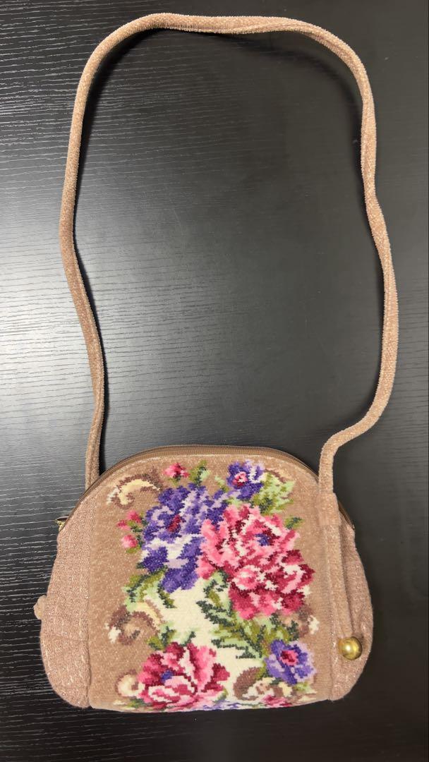 FELER 花柄刺繍 ショルダーバッグ