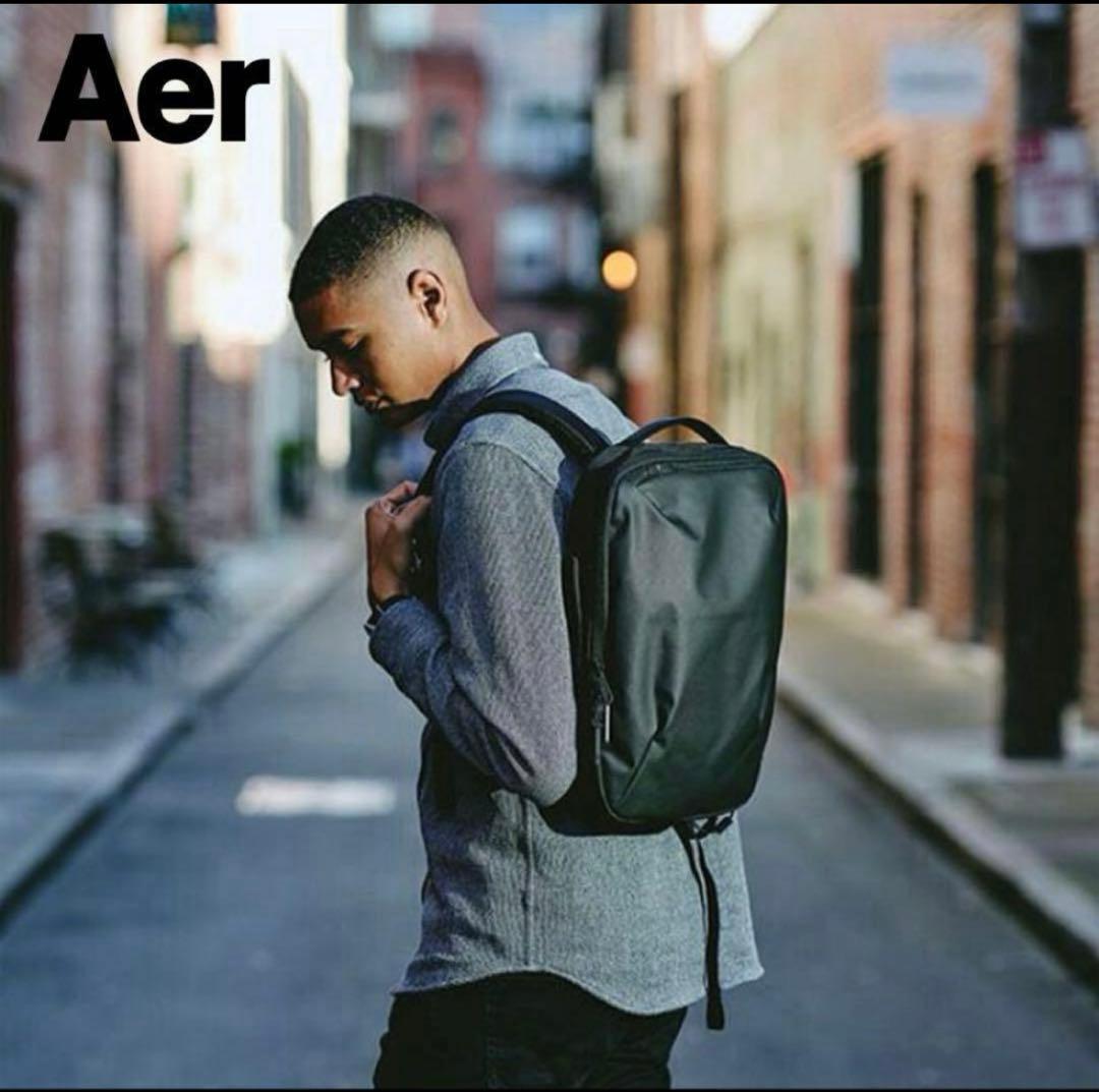AER slim backpack ビジネスリュック バックパック スリム 黒air