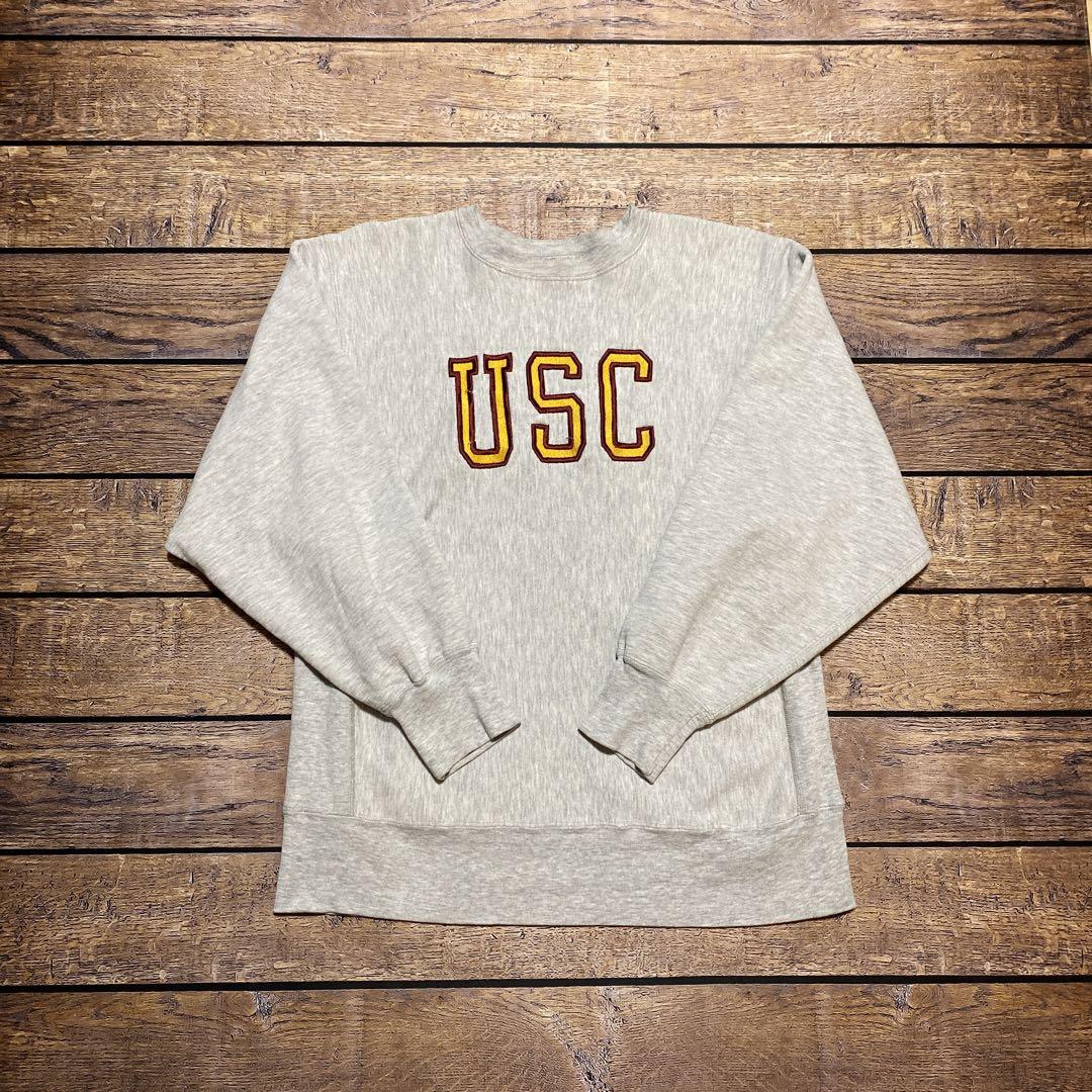 80s USA製 Champion チャンピオン リバースウィーブ 刺繍 XL