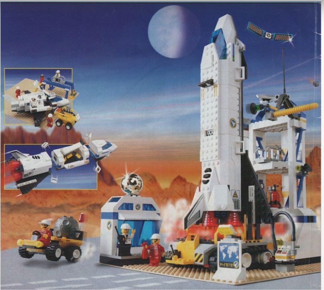 欠品なし　スペース　6456　ロケット　オールドレゴ　ミニフィグ　レゴ
