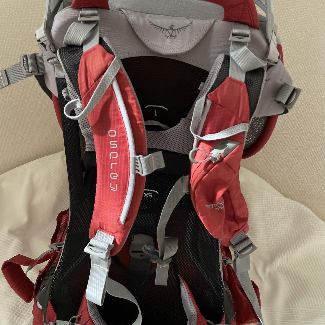 Osprey Poco ベビーキャリア 赤/グレー
