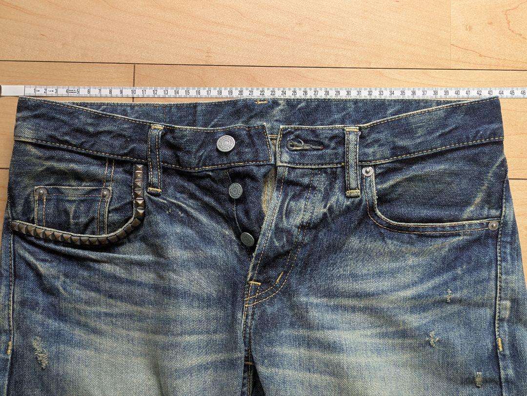 良品★ HYSTERIC GLAMOUR デニムパンツ W30 ジーンズ　裾濃色