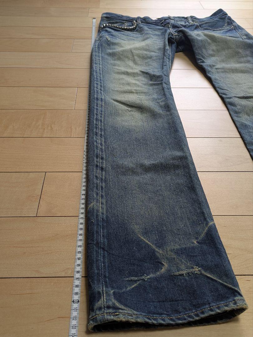 良品★ HYSTERIC GLAMOUR デニムパンツ W30 ジーンズ　裾濃色