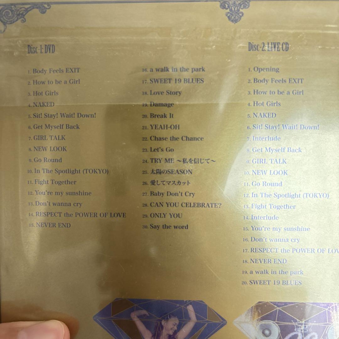 安室奈美恵　DVD, CDセット　初回盤　ステッカー付き