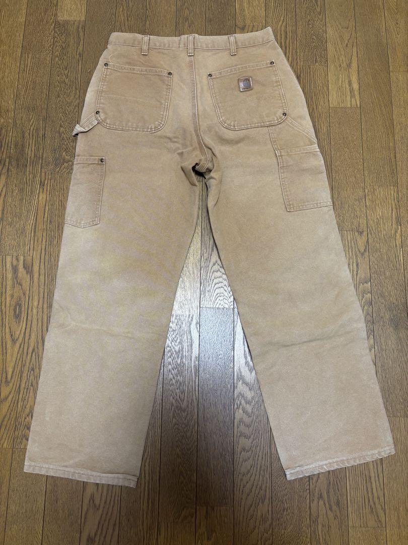 カーハート　carhart ワークパンツ　茶色　ブラウン　古着