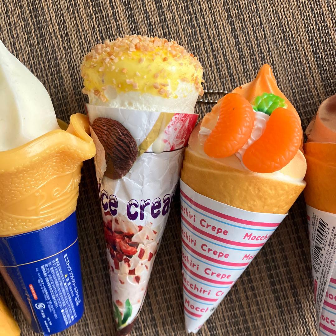 スクイーズ アイスクリーム クレープアイス 6点セット