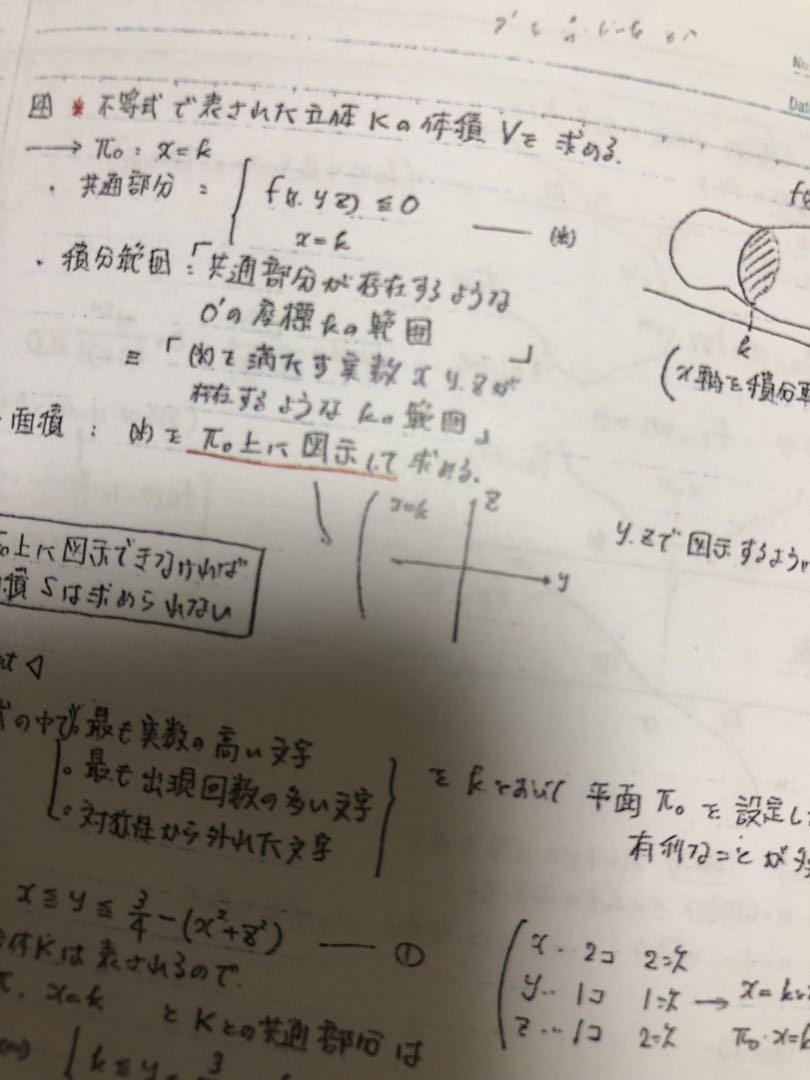 三森先生 数学 MAT 2018 通年資料 三森司 板書 カラー