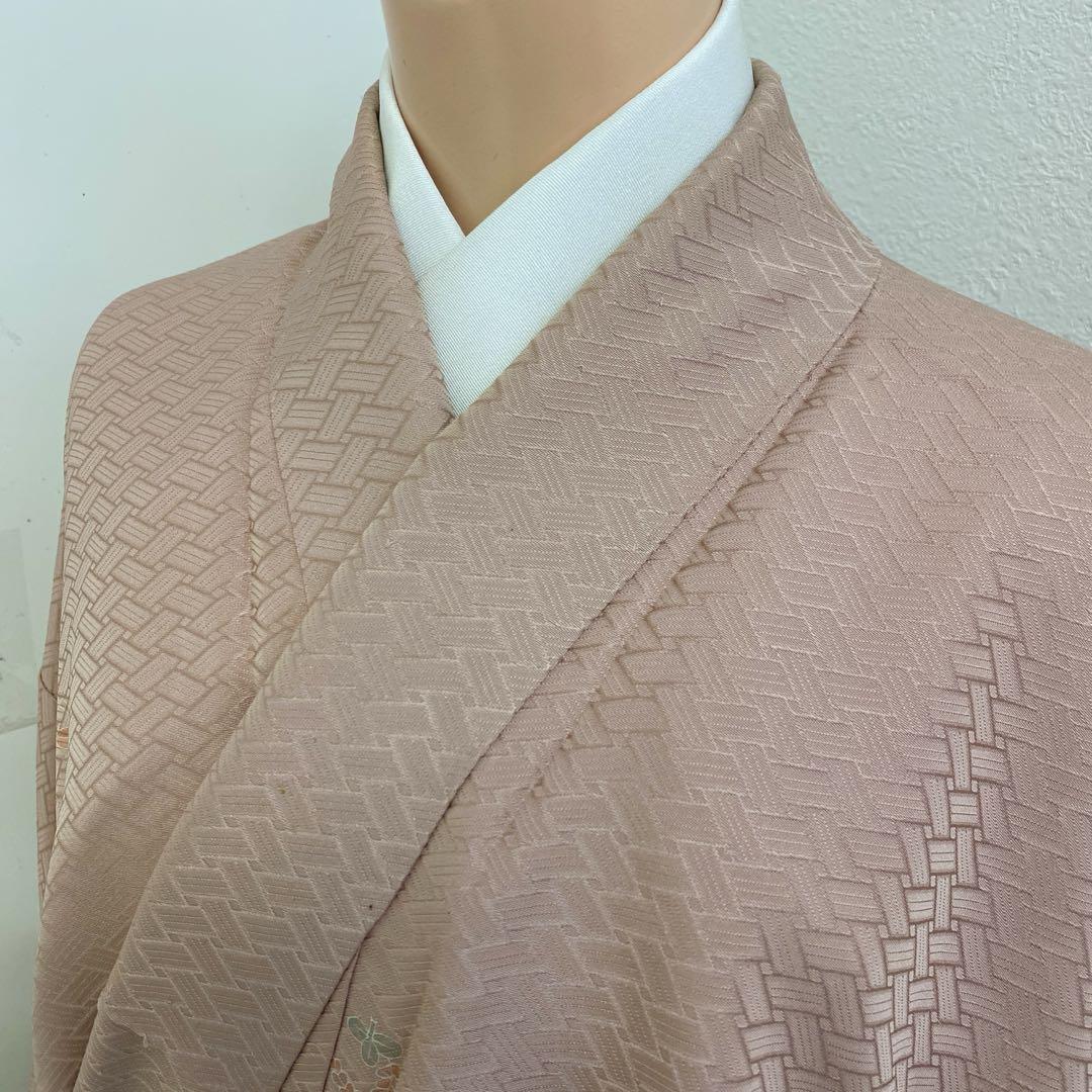 名古屋帯 花織の上品な加工 九寸 正絹 AO-3276