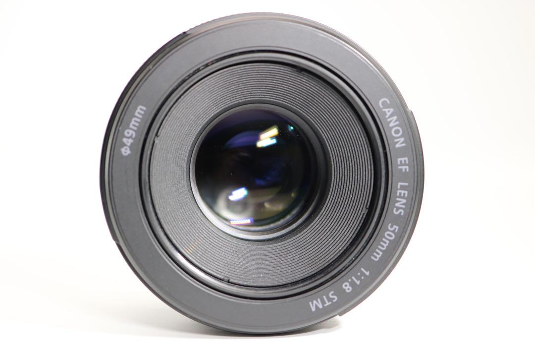 美品 【Canon EF50mm F1.8 STM】 単焦点レンズ　安心取引
