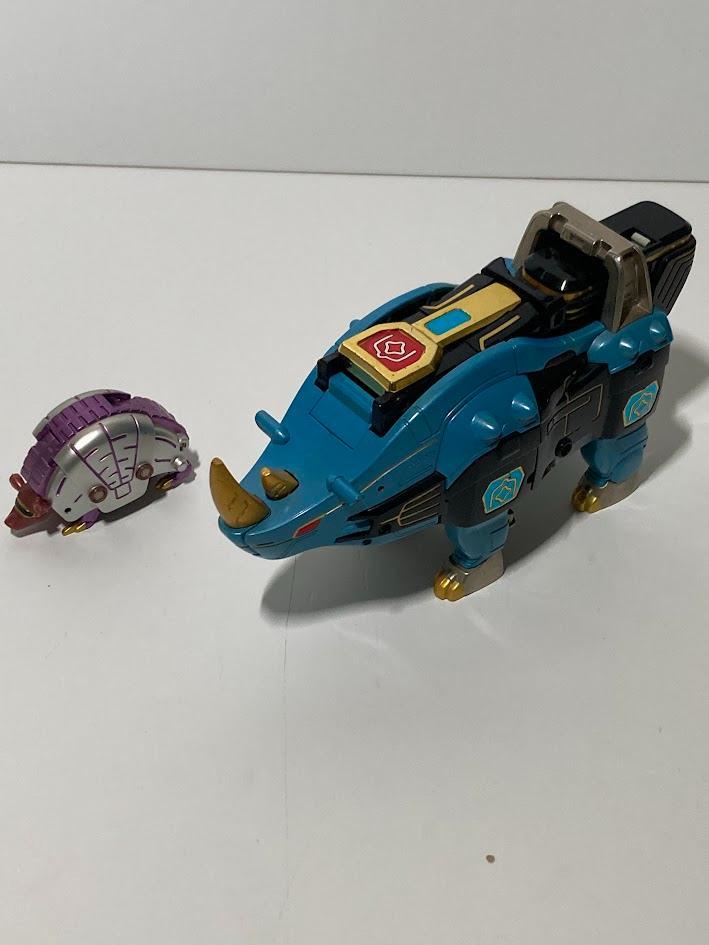 百獣戦隊ガオレンジャー パワーアニマルシリーズ　ガオライノス&ガオマジロ